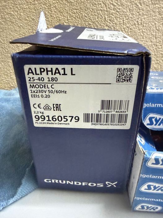 Pompa obiegowa GRUNDFOS ALPHA 1L 25 -60 180mm Nowa