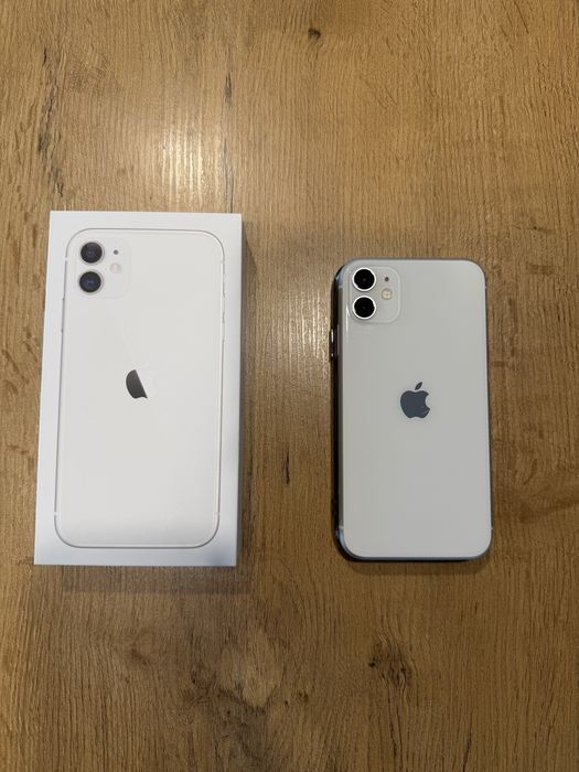 iPhone 11 biały 64 GB 77% kondycji baterii