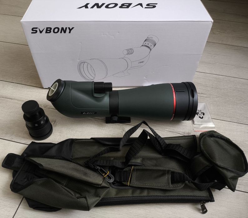 Подзорная труба Svbony SV406P 20-60x80 ED, Zoom, Dual Focus, монокуляр