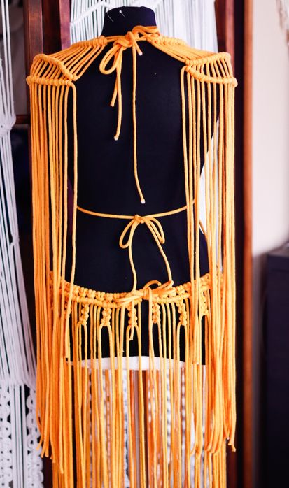 Strój makrama  rękodzieło