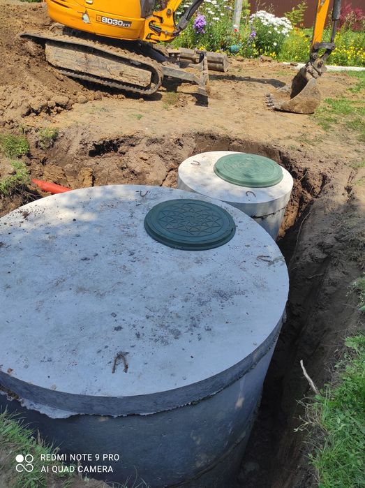 Монтаж септика, дренажу,каналізації.