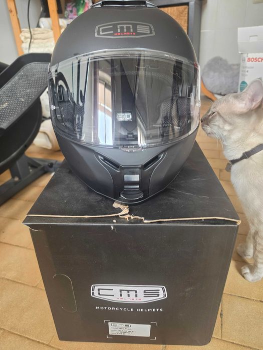 Capacete CMS Preto Baço