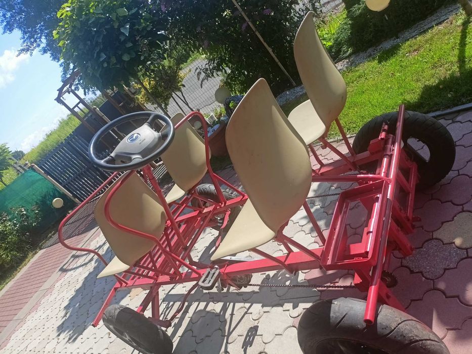 Rower 4 kolowy 4 osobowy rekreacyjny promocja