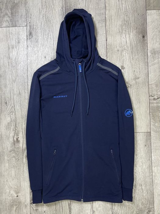 Mammut кофта толстовка М размер трекинговая синяя