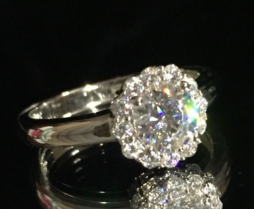 Знижка! Серебряное кольцо, цырконий Gooix (Thomas Sabo 16,5/17