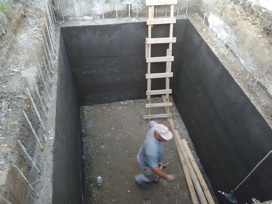 Бетонные работы,фундаменты,площадки, подвалы,отмостки.