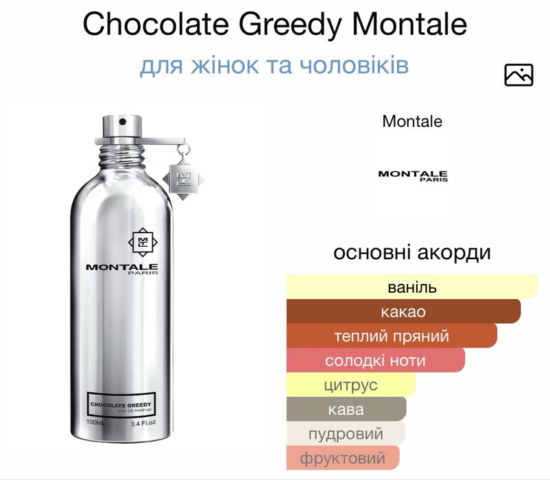 Парфумована вода Montale Chocolate Greedy 100мл.(Premium)