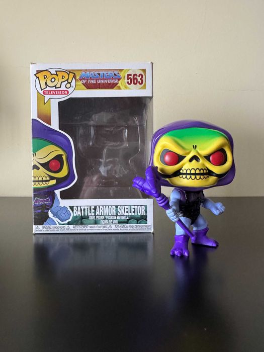 Funko Pop Battle Armour Skeletor e Trap Jaw Masters of the Universe