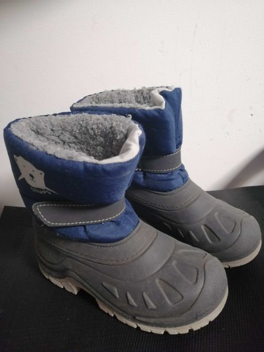 Włoskie śniegowce ocieplane 31/32  lub 33/34. Chłopiec.