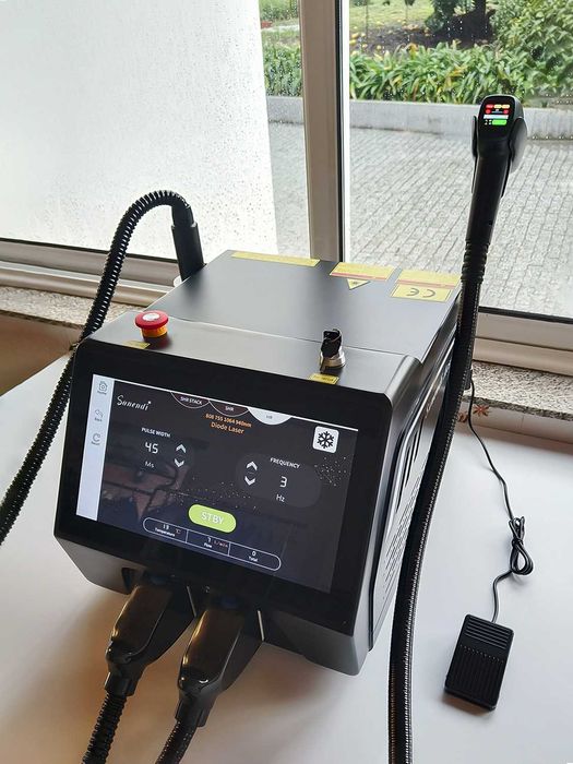 Máquina Laser Profissional Díodo | Remoção Pelos e Tatuagens | NOVA