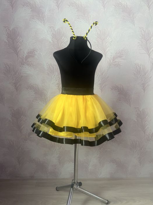 Костюм бджілки сонця кульбаби  жовта фатинова спідниця індивід. пошив