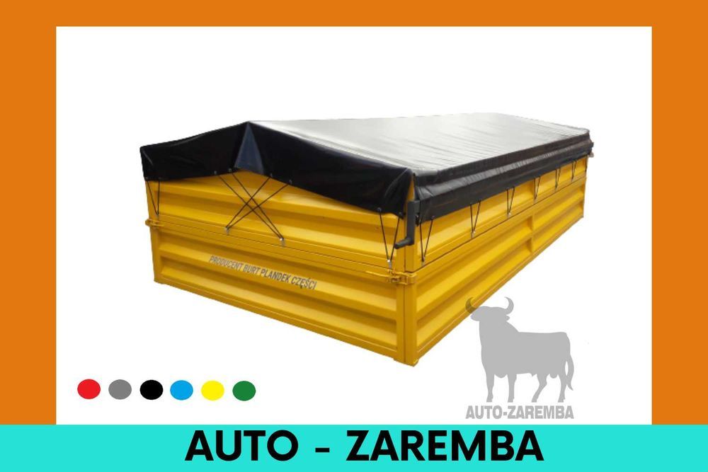 PLANDEKA do przyczepy BBS 7ton (RÓŻNE KOLORY) PRODUCENT Auto-Zaremba