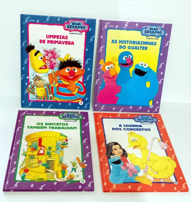 Livros da Coleção da Rua Sésamo (mais nas restantes fotografias)