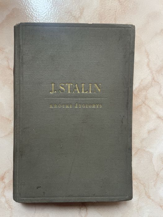 Książka krótki życiorys Stalina z 1949 roku
