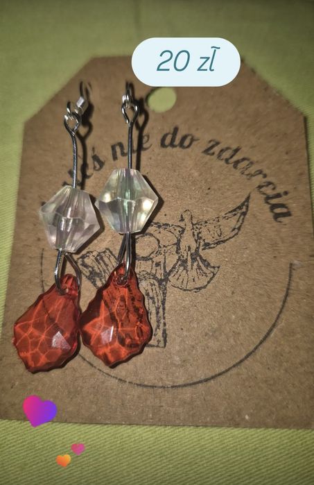 Kolczyki rękodzieło