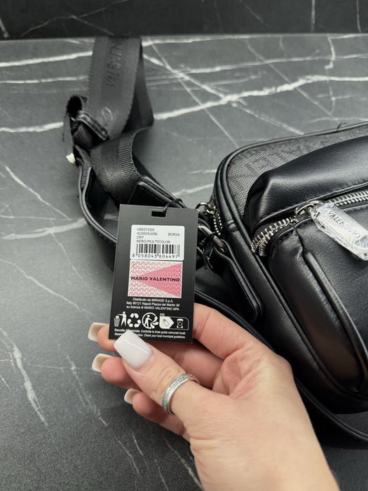 Чоловіча сумка Valentino оригінал. Крос боді Валентіно. Брендова сумка