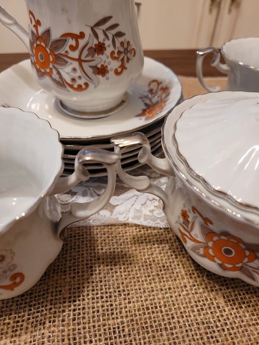 Porcelanowy kpl kawowy Chodzież