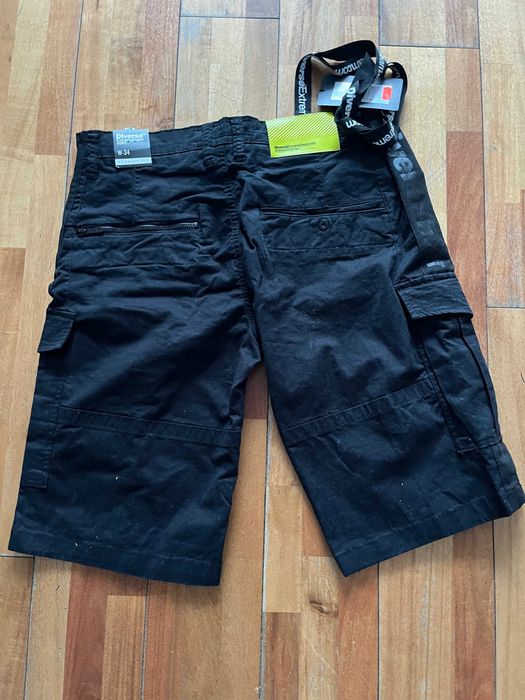 podnie krótkie męskie czarny nowe Diverse rozm L