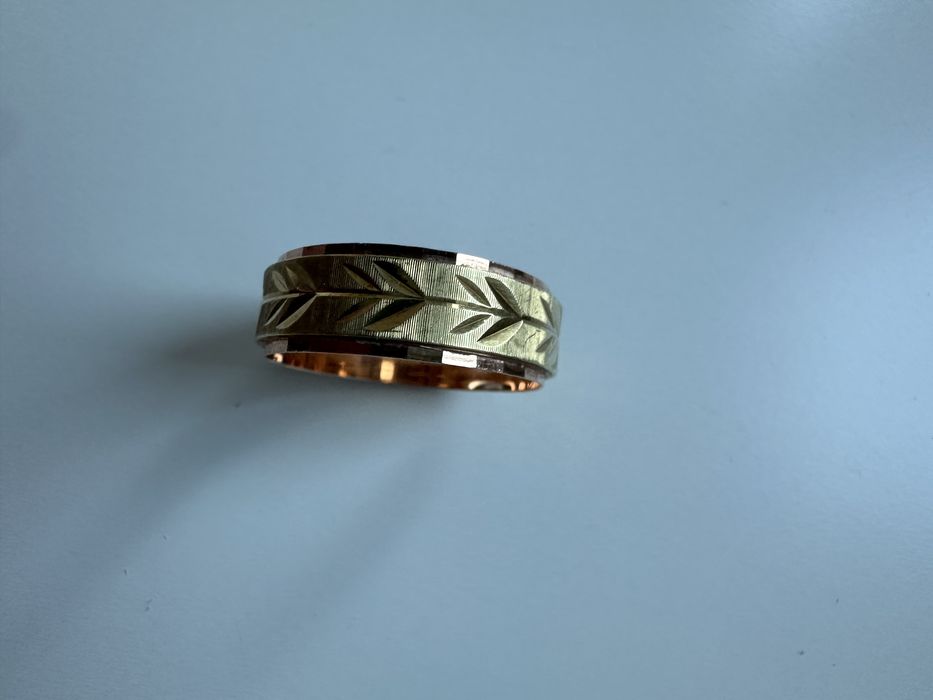 Duża obrączka | Złoto 585 (14K)