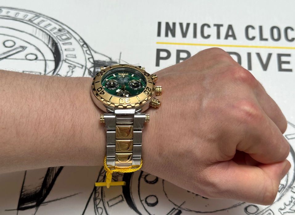 Годинник часы Invicta 25804 Subaqua Noma I 47 mm. Green EMERALD 200 MT