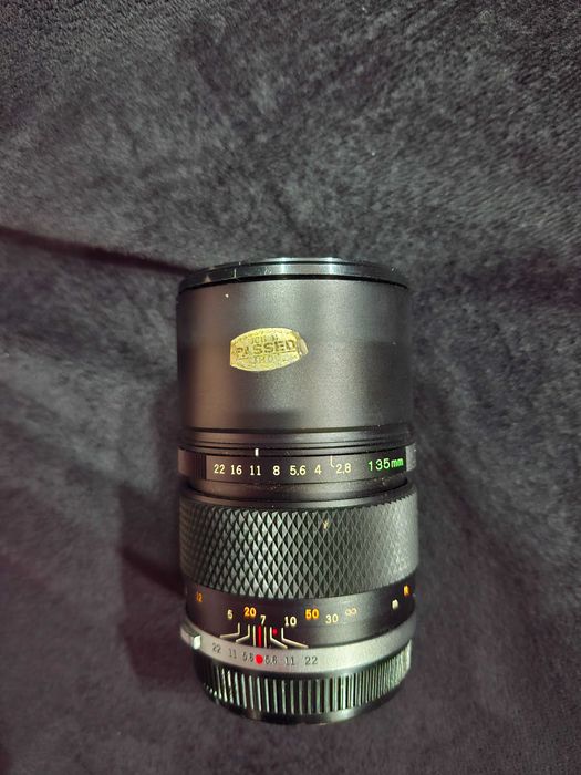 Obiektyw Olympus 135mm 1:2,8 Zuiko Japan AUTO-T MC OM System Etui