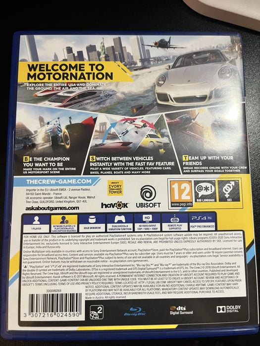 The crew 2, jogo ps4/ps5