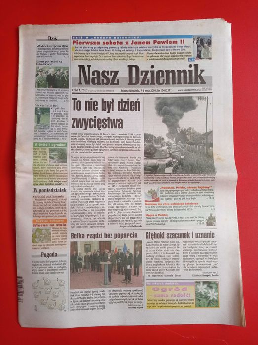 Nasz Dziennik, nr 106/2005, 7-8 maja 2005
