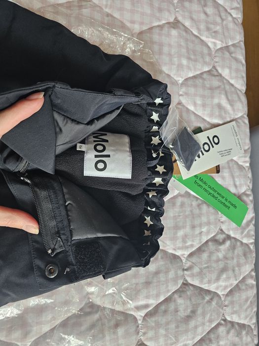 Штани термо зимові Molo Pollux 98-104 чорні напівкомбінезон