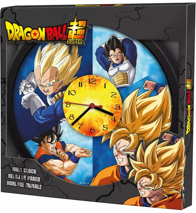 Zegar ścienny Dragon Ball Z  25cm DB00001. Kids Euroswan. Nowy Produkt