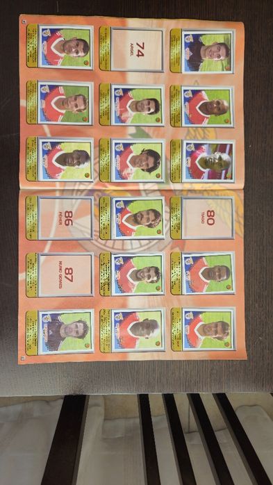 Cromo original Cristiano Ronaldo + Caderneta Panini 2002/2003.