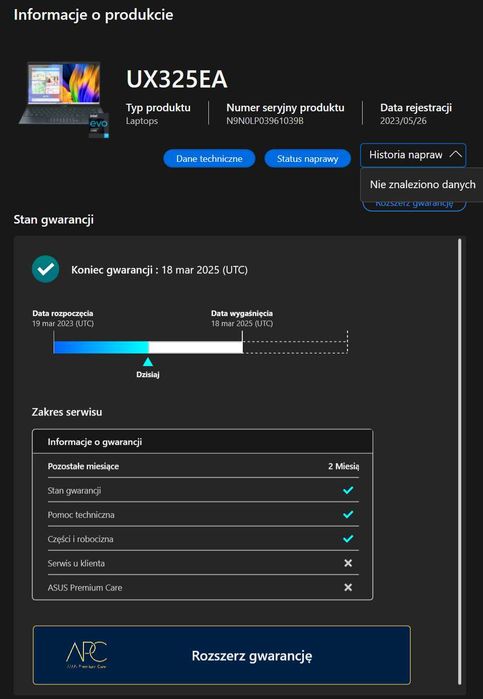 ASUS ZenBook 13 UX325EA i5-1135G7/16GB/512/Win11 OLED