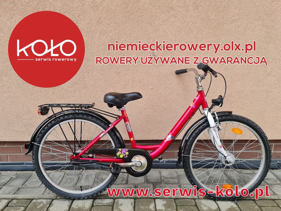 Rower dziecięcy ACTIVE koła 24 SHIMANO okazja rabat WYSYŁKA