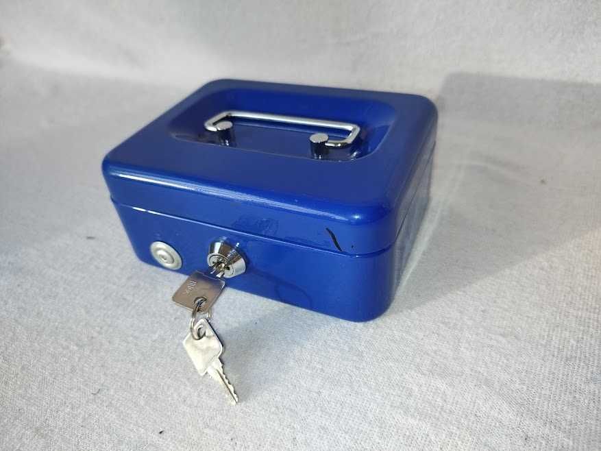 Kasetka metalowa sejf kasa szuflada MG-5P brązowa czerwona