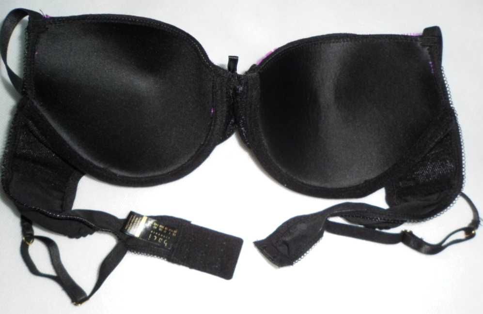 Biustonosz Baci Lingerie r. 70A fioletowo/czarny