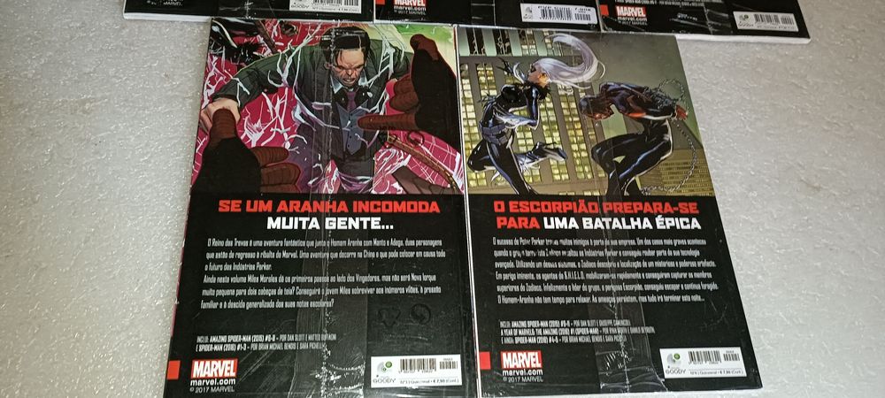 Lote 5 banda desenhada seladas da Marvel Homem Aranha