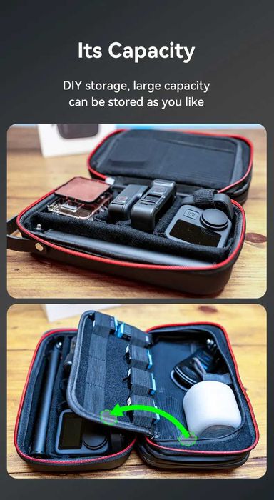 Torba transportowa TELESIN do kamer sportowych GoPro Hero Insta360 DJI