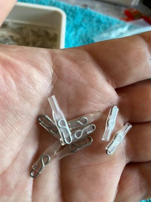 Clips rápidos com manga retratil · para pesca desportiva