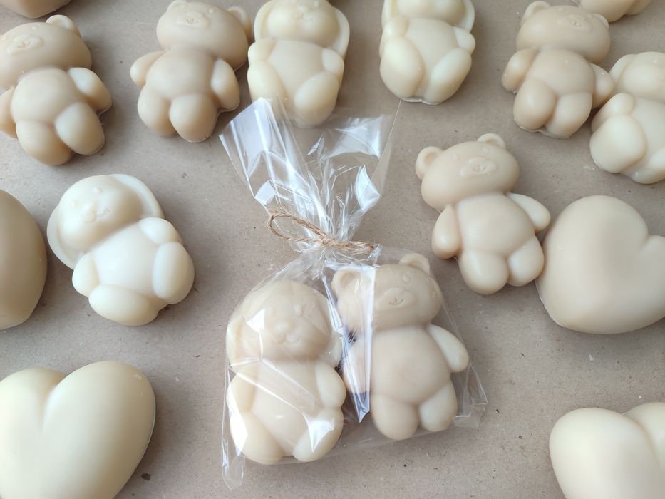 Дитяче натуральне мило “Ведмедик + Зайчик”