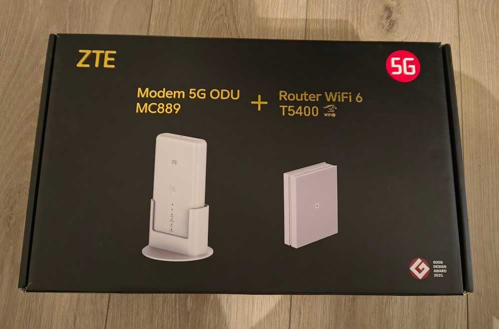 Router zewnętrzny 5G ODU IDU ZTE MC889 5G + T5400 jak nowy Gwar 12mcy