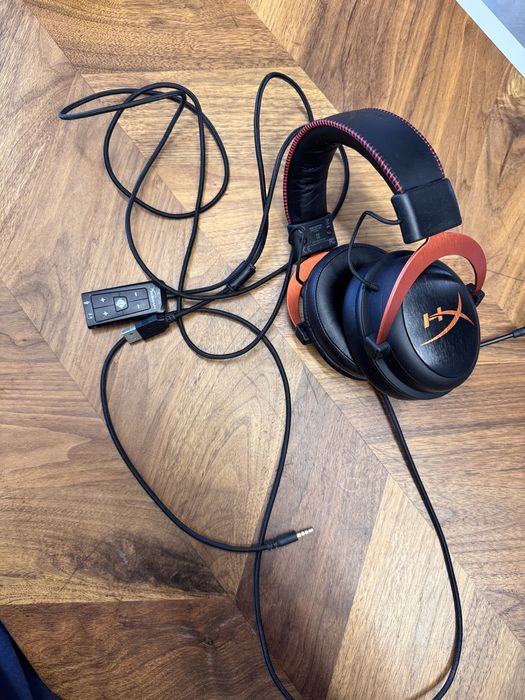Sluchawki Hyper X Cloud II uzywane dobry stan