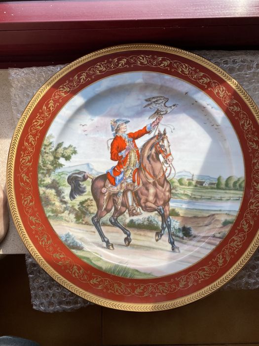 2 Pratos Porcelana La Chasse