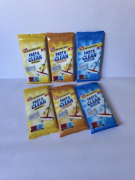 Вологі серветки для прибирання W5