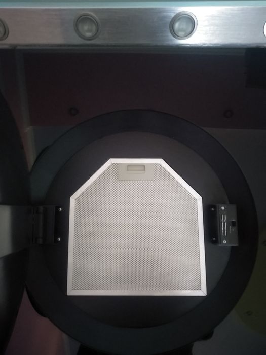 Витяжка потужна 80*80 interline VIP BL A 80 вытяжка кухонная мощная