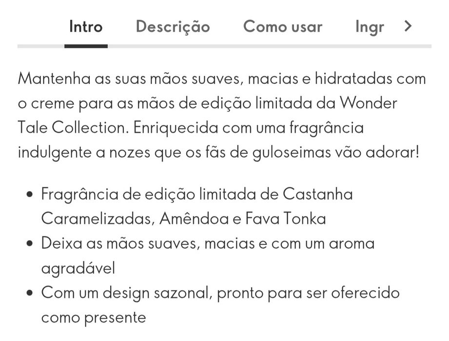 Creme de Mãos Wonder Tale 75ml ORIFLAME