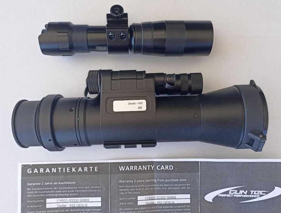 Visor Noturno - DEDAL 552 3ª Geração com IR 940