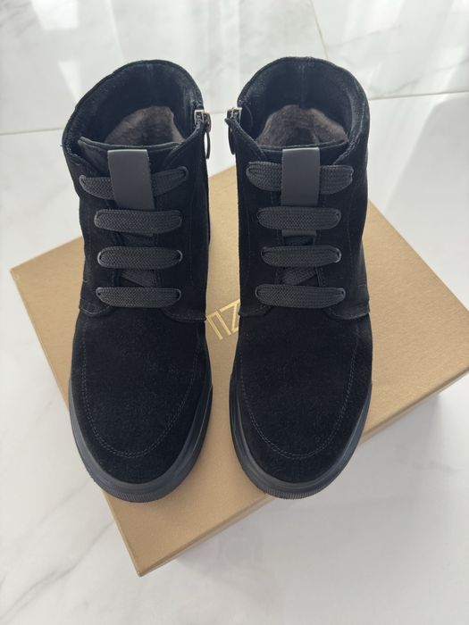 Жіночі , хайтопи з натуральної замши