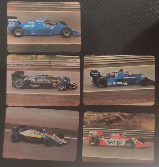53 Calendários de Bolso de Fórmula 1 - 2 Coleções - 1987 e 1989