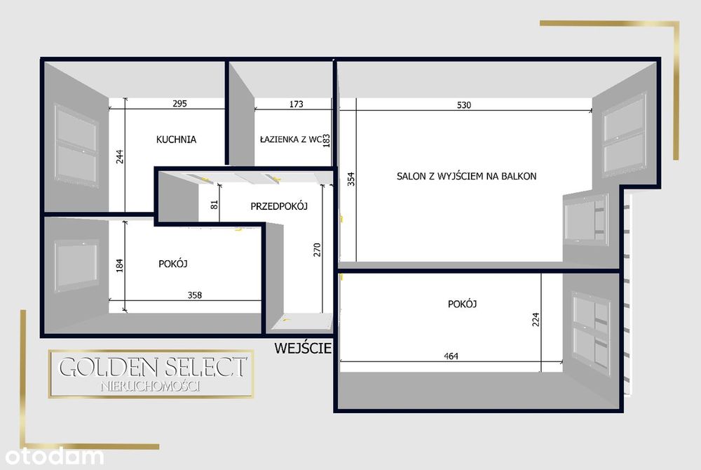 3 pokoje | 3 piętro | Osiedle XXV-Lecia | 51 m2 | Nowe okna | Zobacz |