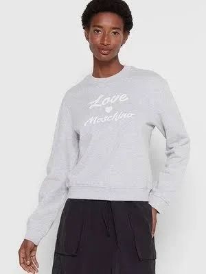 Love Moschino szara bluza dresowa 12 38/40 oryginał