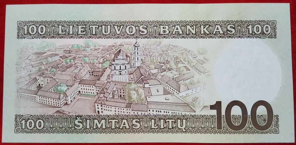 LITUÂNIA 100 LITU 1991 / NOVA